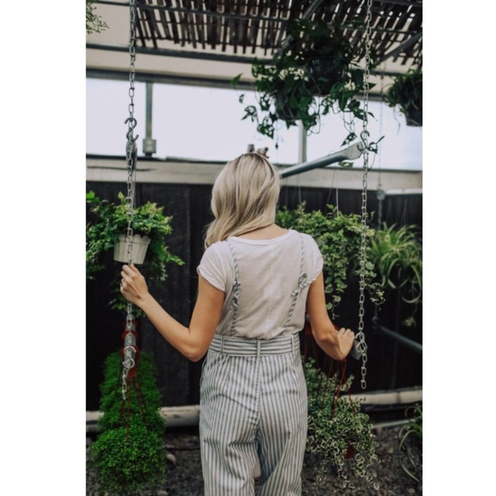 Free People Pegged One Piece Jumpsuit Overalls - Picture 8 of 8